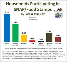 2013 Food Stamp By Race Chart Society Snap Food Stamps