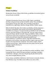 Definisi Pendidikan Minggu 1 Definisi Pendidikan Berdasarkan Kamus Pelajar Edisi Kedua Pendidikan Bermaksud Perihal Atau Perbuatan Mendidik Course Hero