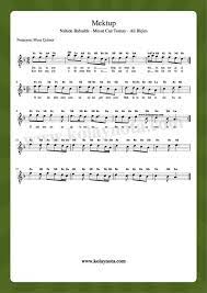 mektup kolay nota flut muzik keman