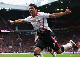 On his 30th birthday, we count down luis suarez's top 10 premier league goals for the reds, from his stunning volley at home to norwich, to his solo effort a. Luis Suarez Of Liverpool Fc Of The Barclay S Premier League Scores The Greatest Goals In Soccer