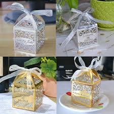Die schönsten gastgeschenke für ihre liebsten: Laserschneiden Kreative Goldene Silber Band Gastgeschenke Hochzeit Partei Geschenk Sussigkeiten Papierkasten Filigrane Laser Cut Laser Laserlaser Cut Ribbon Aliexpress