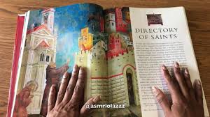 Asmr Page Turning Of The Book Saints No Talking Sleep Help Relaxation Asmr Sleep Help Books
