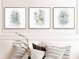 Abstract Wall Art Prints Three Piece Square Print Set Of 3 Etsy Dining Room Wall Art 3 Piece Wall Art Wall Art Living Room
