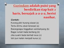 Contoh Gurindam Jenaka Cards Of