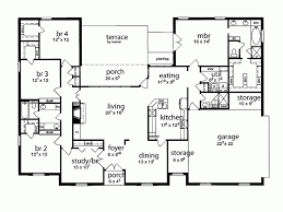 A 5 bedroom home relives you from the tension of 5 bedroom home plans are very much suited for a large family. European Style House Plan 5 Beds 3 Baths 2349 Sq Ft Plan 36 442 Affordable House Plans 5 Bedroom House Plans Bedroom House Plans
