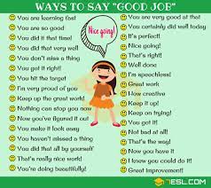 Good Job Synonym 99 Ways To Say Good Job In English 7esl Learn English Learn English Words Learn English Vocabulary