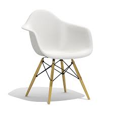 The seat pad cushion that fits on all eames dining chairs. Eames Plastic Armchair Daw 3d Model