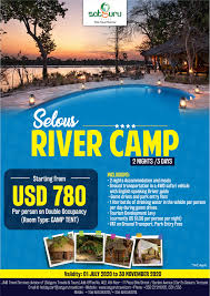 Selous River Camp Tanzania Best Deals Booking In 2020 River Camp River Camping