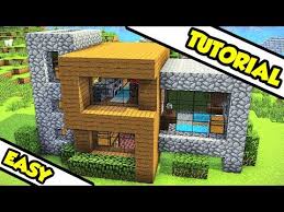 Www.youtube.com/wiederdude if you are looking for an awesome and super simple, easy to make modern house / mansion full tutorial, this video is for you! Minecraft Survival Modern House Tutorial How To Build Ø¯ÛŒØ¯Ø¦Ùˆ Dideo