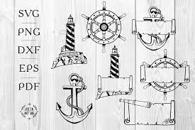 Download Nautical Svg Bundle Nautical Clipart Lighthouse Svg 1346634 Monograms Design Bundles