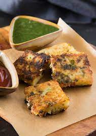 Potato And Sooji Snack Healthy Indian Teatime Snacks My Tasty Curry Recipe Healthy Indian Snacks Breakfast Recipes Indian Veg Snacks