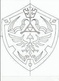 Hylian Shield Template By Https Www Deviantart Com Revandarque On Deviantart Zelda Tattoo Shield Template Legend Of Zelda Tattoos
