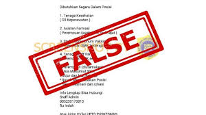 Pencari kerja dapat melamar pekerjaan dan perusahaan dapat memasang iklan lowongan kerja di lokerbali.info. Salah Informasi Lowongan Kerja Puskesmas Kedungkandang Wartakita