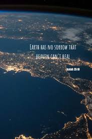 Earth Has No Sorrow That Heaven Can T Heal Isaiah 35 10 Notebook Cover With Bible Verse To Use As Notebook Planner Journal 120 Pages Blank Lined 6x9 Inches