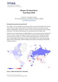 M A Statistics Worldwide Regions Industries Countries