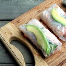 Avocado Spring Rolls Cuisine Asiatique Recette Asiatique Cuisine