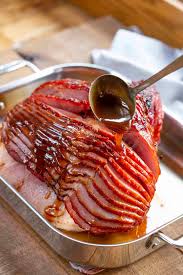 The best way to make a holiday ham! Baked Ham With Brown Sugar Glaze Dinner Then Dessert