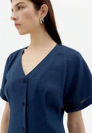 THINKING MU Dress Laura Hemp