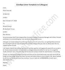 Follow the tips and samples given below to write a funny goodbye letter. Goodbye Letters To Colleagues Farewell Letter Template