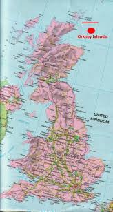 For about two hundred years, the islands, along with normandy and england, were united but the islands were administered from normandy. Map Of The United Kingdom Showing Location Of The Orkney Islands Island Ocean View Orkney Islands