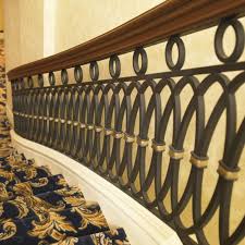 Find wrought iron stair railing kits at lowe's today. Wrought Iron Railing Oval 1410 Battig Design With Bars Indoor For Stairs