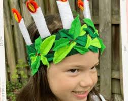 Close-out Sale-st. Lucia Candle Wreath Headpiece