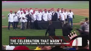 Fifth Mascot: 25th Anniversary of the 1990 Reds World Series team was a dud