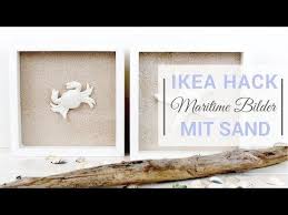 Ikea Hack Ribba Bilderrahmen 1 Maritime Bilder Mit Sand Youtube Home Decor Diy Decor