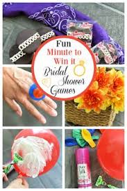 Minute To Win It Bridal Shower Games Fun Squared Fun Bridal Shower Games Bridal Shower Games Funny Bridal Shower Games Prizes