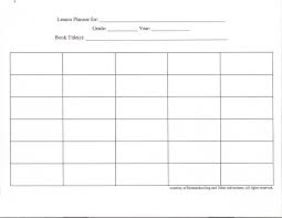 Printable Blank Weekly Lesson Plan Grid Cakepins Com Calendar Template How To Plan Lesson Plan Templates