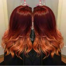 Red Copper Ombre Red Balayage Hair Hair Styles Dyed Hair