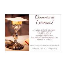 Voir plus d'idées sur le thème cartes, carte, carte invitation. Faire Part De Communion A Imprimer Gratuit