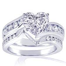 Pin By Best Jewelry Deals On Fantasy Wedding Heart Shaped Diamond Ring Heart Shaped Rings Heart Shaped Diamond Wedding Rings