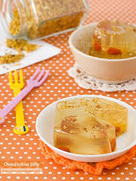 osmanthus jelly traditionally an empress s dessert easy to make and healthy which is great for the chinese new year desserts chinese dessert dessert recipes