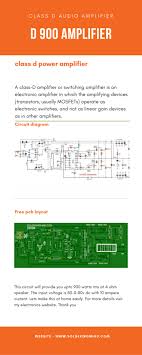High power inverter circuit diagram see here for more information. 900w Class D Next Generation Power Amplifier Class D Amplifier Circuit