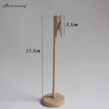 Online Shop 5 Wedding Party Natural Wood Clothespin Table Number Holders Card Stand Name Card Holder Al Table Number Holders Table Numbers Table Name Holders