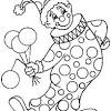 Coloriage clown à imprimer dessin de clown à colorier un clown porte des vêtements colorés et se maquille pour faire rire les gens afin qu'ils passent un moment agréable. 1