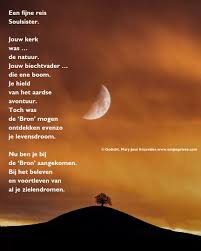 Een Fijne Reis Soulsiter Gedicht