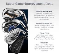 If you think this category sounds funny, you're not wrong. Golf Galaxy Super Game Improvement Irons Milled