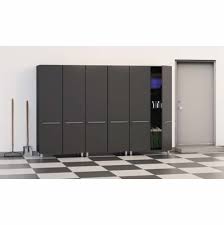 Check out our garage set up with our new age cabinets and husky tool box. Ultimate Garage 3 Piece Garage Cabinet Kit In Graphite Grey Black Ga 30 Ultimate Garage Storage