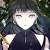 Anime Girl With Short Black Hair And Grey Eyes