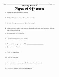 Solutions Colloids And Suspensions Worksheet Beautiful Chemistry Worksheet In 2020 Chemistry Worksheets Chemistry Lessons Worksheets