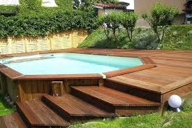15 Above Ground And In Ground Pool Deck Ideas Small Backyard Pools Pools Backyard Inground Backyard Pool Landscaping