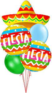 Check spelling or type a new query. Buy Party Time 5 Pieces Colorful Fiesta Hat Party Decoration Balloon Sets Mexican Taco Party Supplies Fiesta Foil And Latex Balloon Sets For All Occasions And Gatherings Party Supplies Online