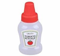 Mini Ketchup Bottles with Sturdy Screw Cap,25ml Portable Ketchup Mini  Containers Condiment Squeeze Bottles Honey Sauce Salad Dressing Dispensers  Jars ...