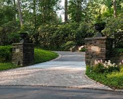 Consider the mature size of the plant, though. Pin By Vi P On Garden Curb Appeal Driveway Entrance Landscaping Driveway Landscaping Driveway Entrance