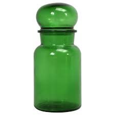 Who will win your heart and receive the cherished rental agreement for your large townhouse? Vintage Belgium Pharmacy Green Glass Jar With Lid At 1stdibs