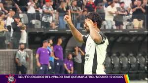 Bidu é o jogador que mais atuou no Corinthians no ano: 12 jogos