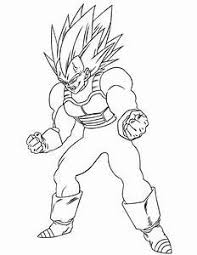 Colouring Majin Vegeta Yahoo Image Search Results Dragon Ball Art Coloring Pages Dragon Ball Z