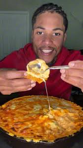 Tasting Buffalo Chickrn Dip from Winn Dixie